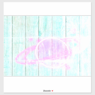 Spaced Out Custom Cut 14x14 Window Cling Sticker