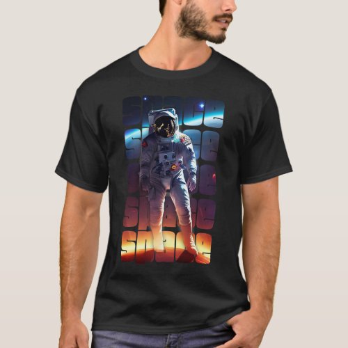 Spaced Out Journey Through the Cosmos T_Shirt
