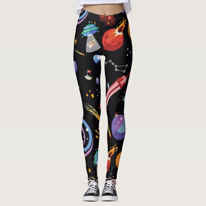 Spaced Out Leggings - Outer Space Clothing | Zazzle.com