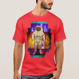 Spaced Out Synthwave Astronaut  T-Shirt