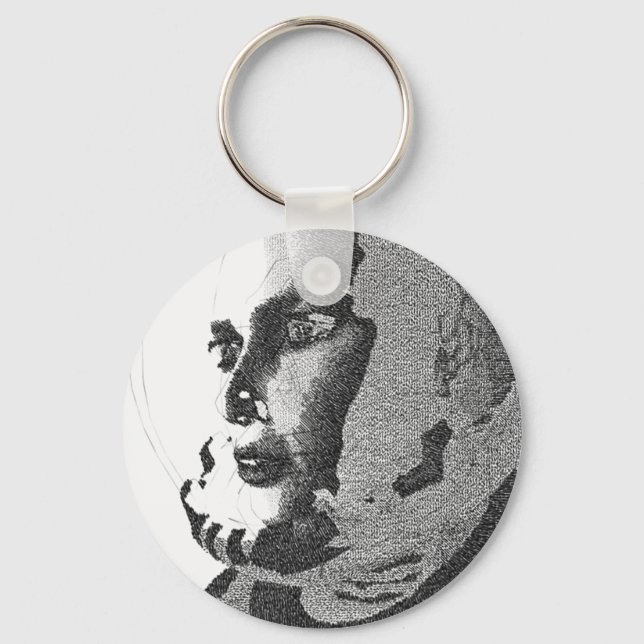 spacegirl keychain (Front)