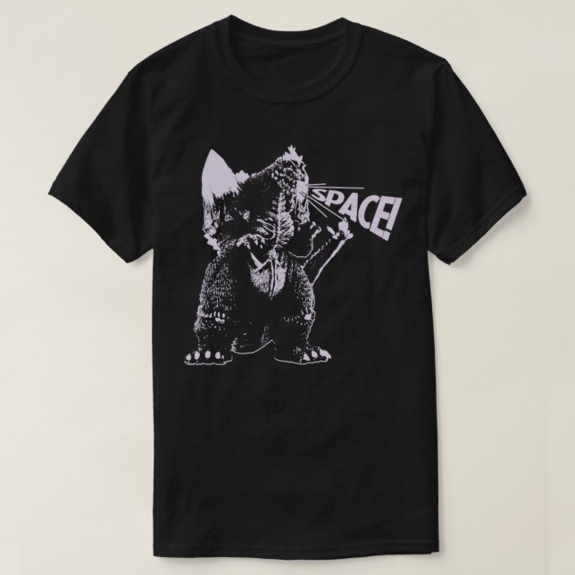 SPACEGODZILLA Shout T-Shirt (Design Front)
