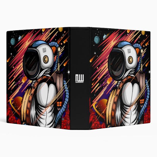 Spaceman 3 Ring Binder (Background)