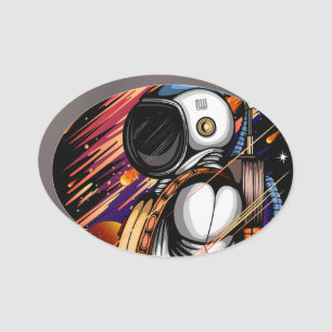 Spaceman Car Magnet