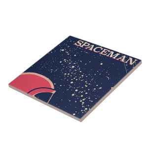 Spaceman Ceramic Tile