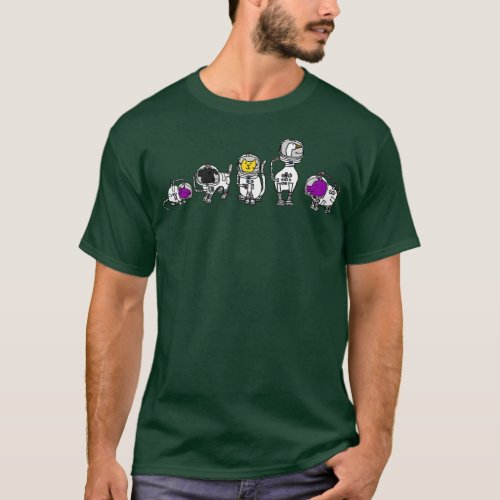 Spaceman Cute Animals Space Astronaut T_Shirt