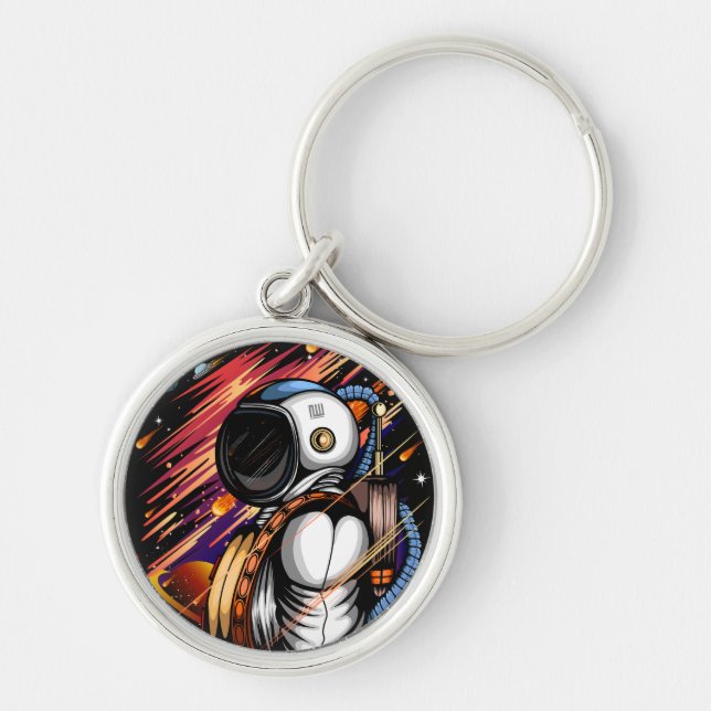 Spaceman Keychain (Front)