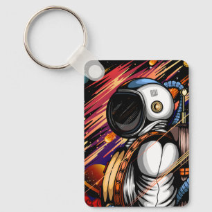 Spaceman Keychain