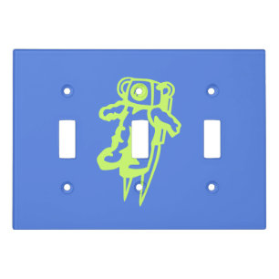 Spaceman Light Switch Cover