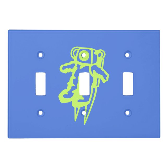 Spaceman Light Switch Cover (Front)