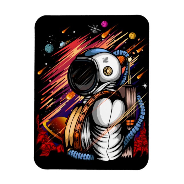 Spaceman Magnet (Vertical)