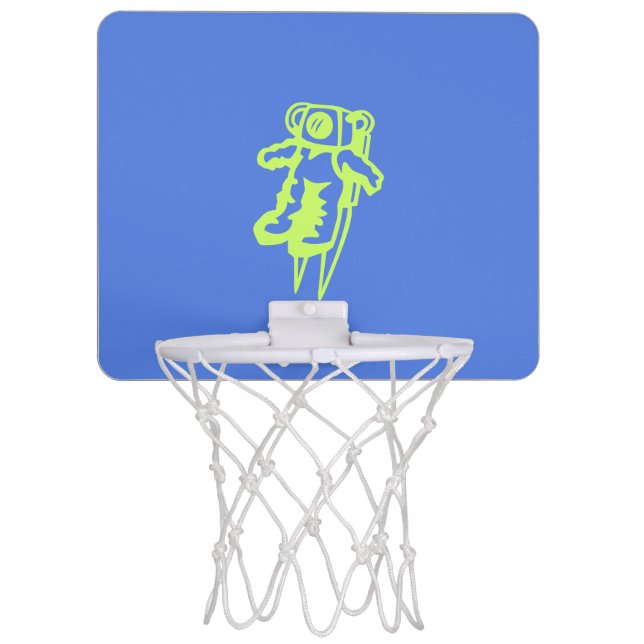 Spaceman Mini Basketball Hoop (Front)
