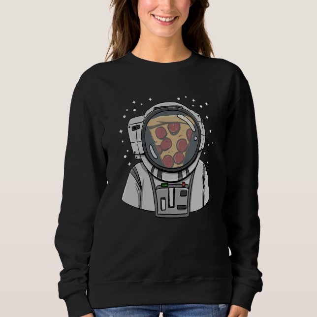 Spaceman Pizza Design for a Hobby pizza maker Sweatshirt (Front)