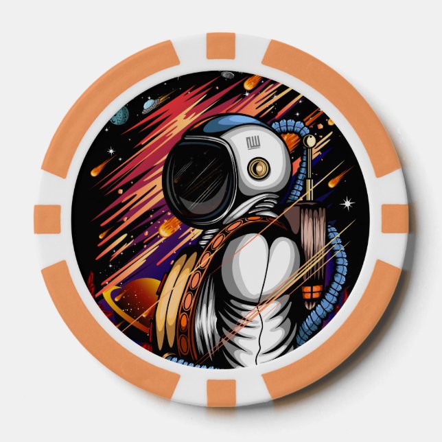 Spaceman Poker Chips (Front)