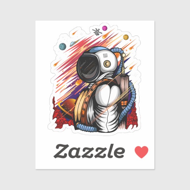 Spaceman Sticker (Sheet)