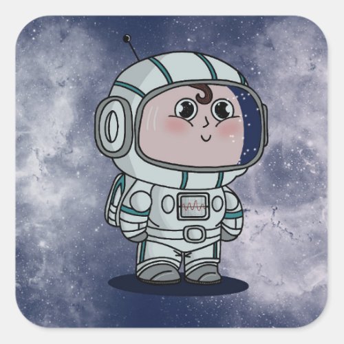 Spaceman sticker 