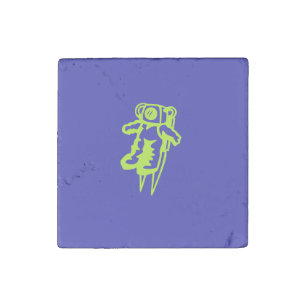 Spaceman Stone Magnet