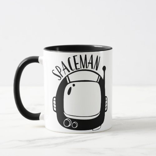 Spaceman Vintage Mug
