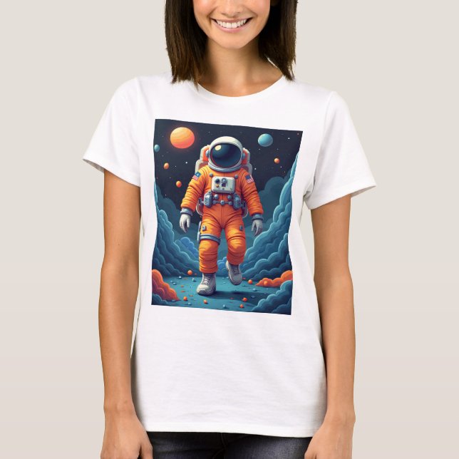  Spaceman Womens T-Shirt (Front)