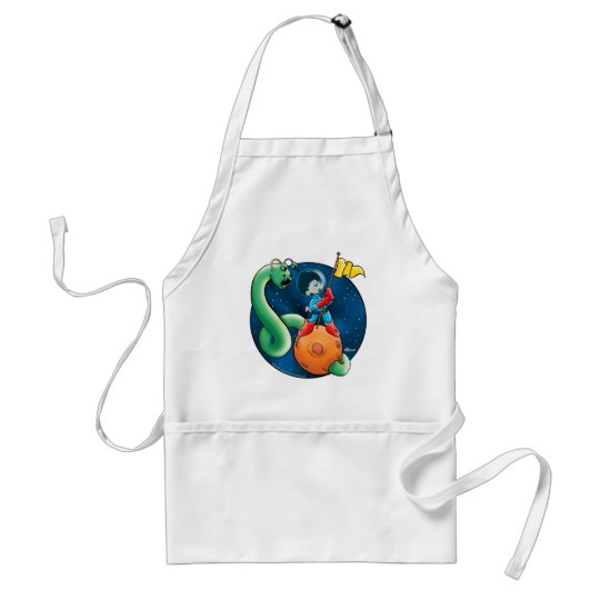Spaceman & Worm Adult Apron