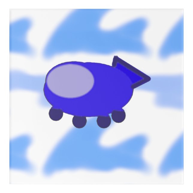 Spaceship Acrylic Print (Front)