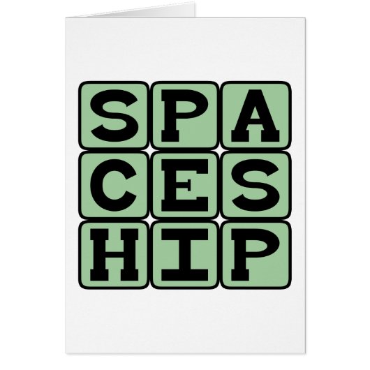 Spaceship, Alien Vessel Cards (Front)