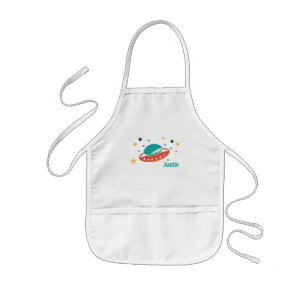 Spaceship Art Smock Kids' Apron