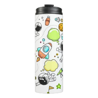 Spaceship Astronaut Science Study Thermal Tumbler