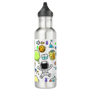 Spaceship Astronaut  Water Bottle
