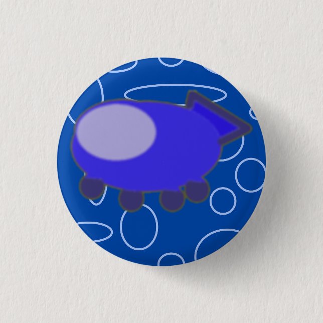 Spaceship Button (Front)