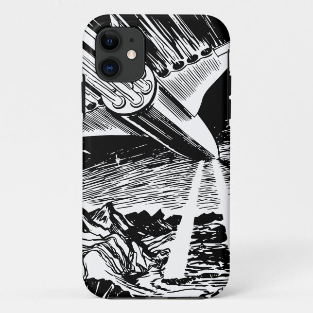 Spaceship Case-Mate iPhone Case (Back)
