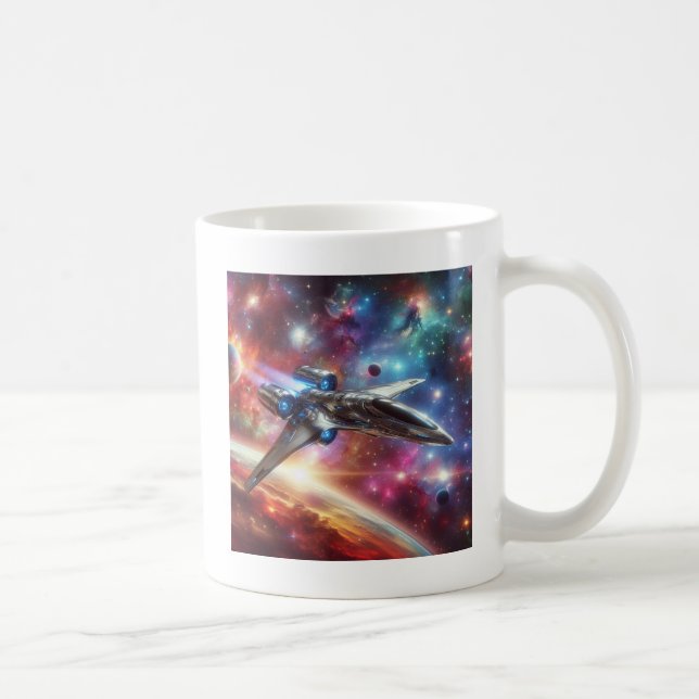 spaceship coffee mug (Right)