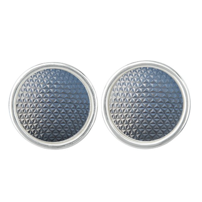 Spaceship Earth Cufflinks (Front)