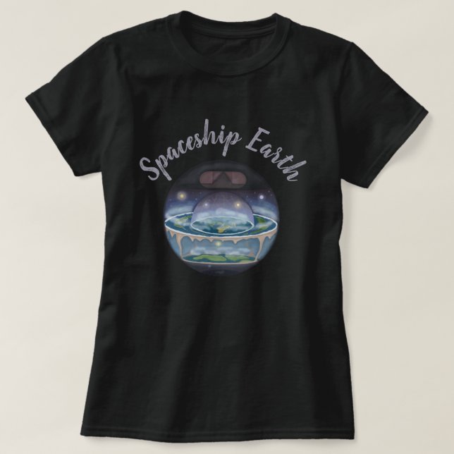 Spaceship Earth T-Shirt (Design Front)