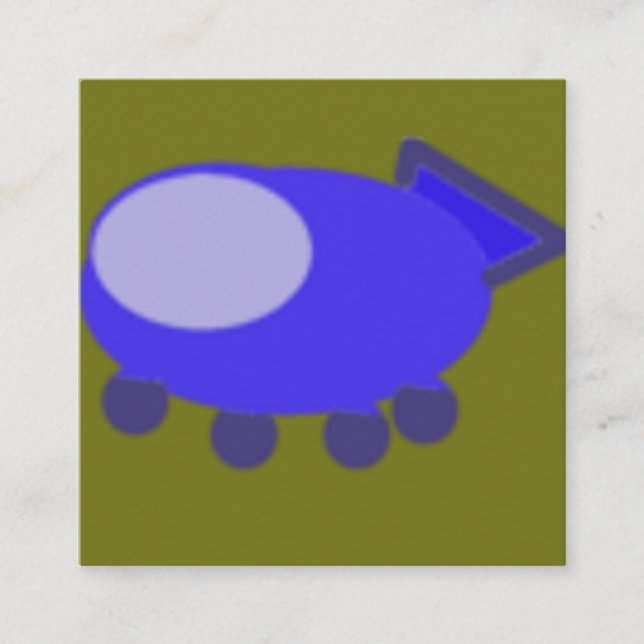 Spaceship Enclosure Card (Front)