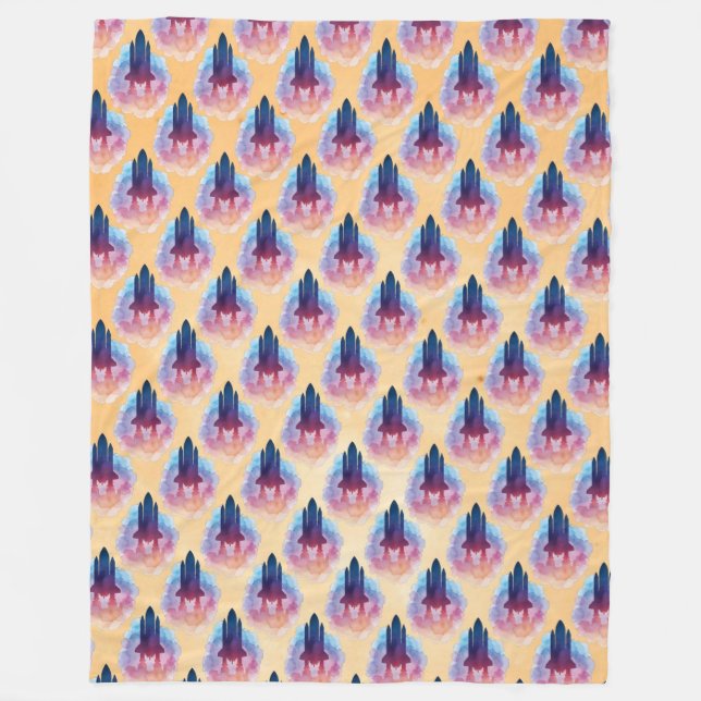 Spaceship Fleece Blanket (Front)