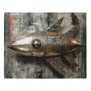 Spaceship jigsaw puzzle