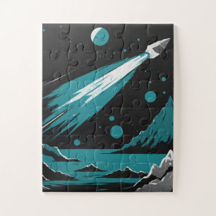 Spaceship Jigsaw Puzzle – Cosmic Adventure