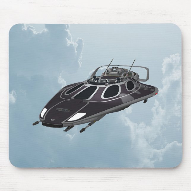 Spaceship Mouse Pad (Front)