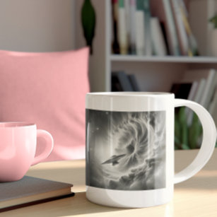 spaceship nebula  coffee mug