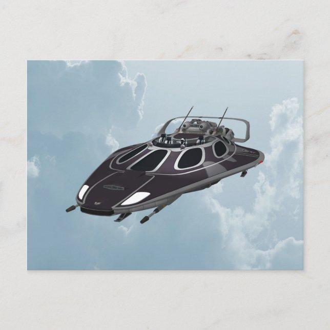 Spaceship Postcard (Front)