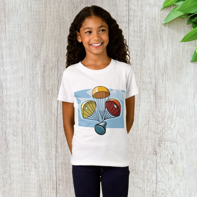 Spaceship Returning Girls T-Shirt (Creator Uploaded)