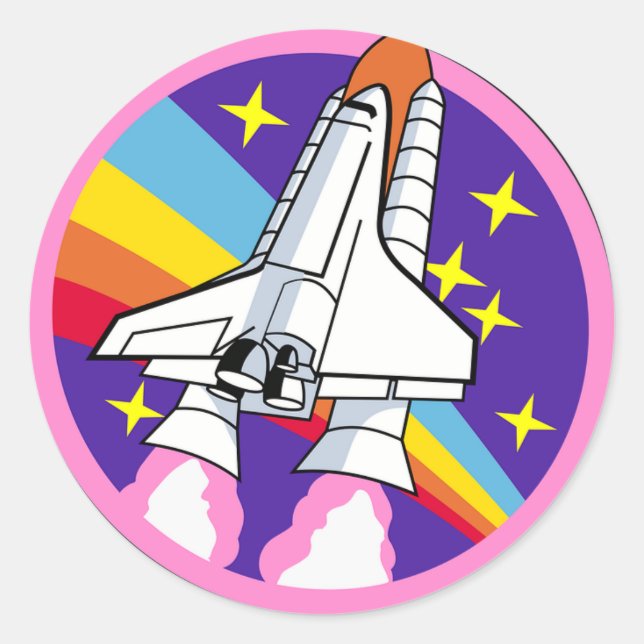 Spaceship Sticker (Front)