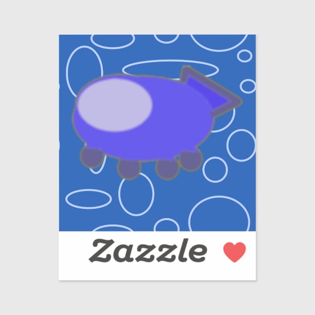 Spaceship Sticker (Sheet)