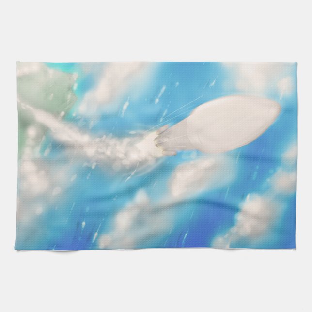 Spaceship Towel (Horizontal)