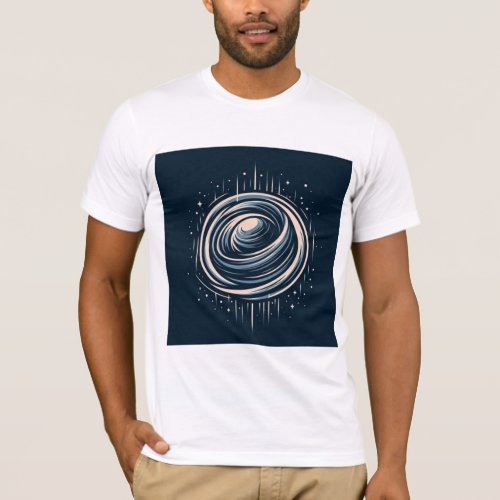 Spacetime Bend Black Hole Edition T_Shirt
