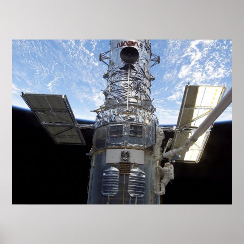 Spacewalk  Hubble Telescope STS_109 Poster