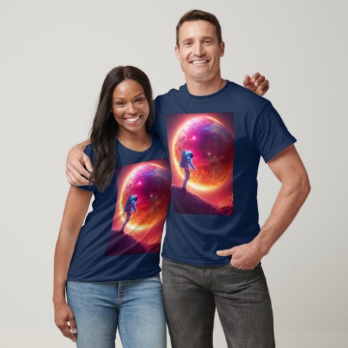 Spacewalk Odyssey Astronaut T_Shirt Design