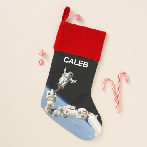 Spacewalker Christmas Stocking