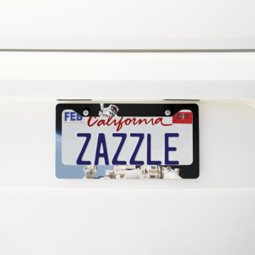 Spacewalker License Plate Frame